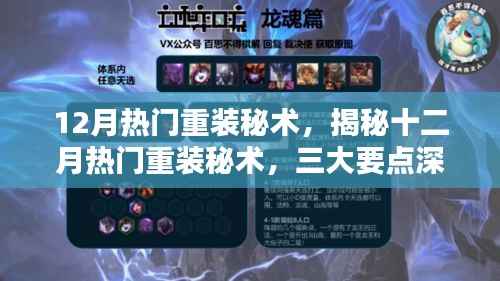 揭秘十二月热门重装秘术,三大要点深度解析与实战指南