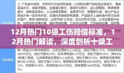 深度解读，12月热门十级工伤赔偿标准及其争议