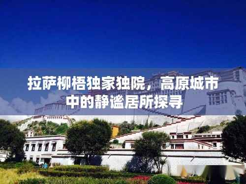 拉萨柳梧独家独院,高原城市中的静谧居所探寻