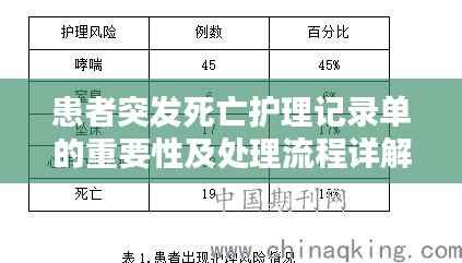 患者突发死亡护理记录单的重要性及处理流程详解