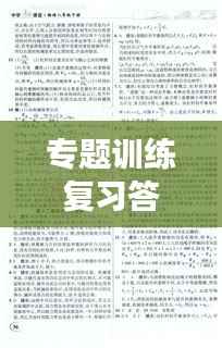 专题训练复习答案+高效学习秘籍,方法与策略全解析