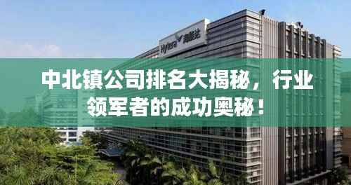 中北镇公司排名大揭秘,行业领军者的成功奥秘!