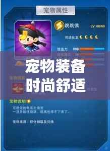 宠物装备时尚舒适新攻略,百度权威收录!